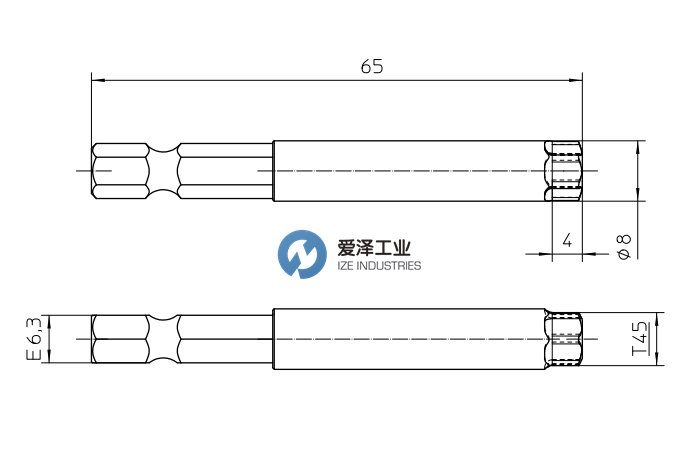 EKATEC工具E6T45L65 愛(ài)澤工業(yè) izeindustries.png