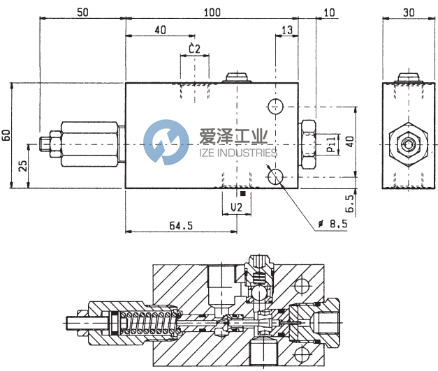 REXROTH閥054301100220000 R930001916 愛澤工業(yè) ize-industries (3).png