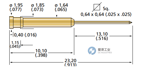 FIXTEST探針S29.00-W 愛澤工業(yè) izeindustries.png