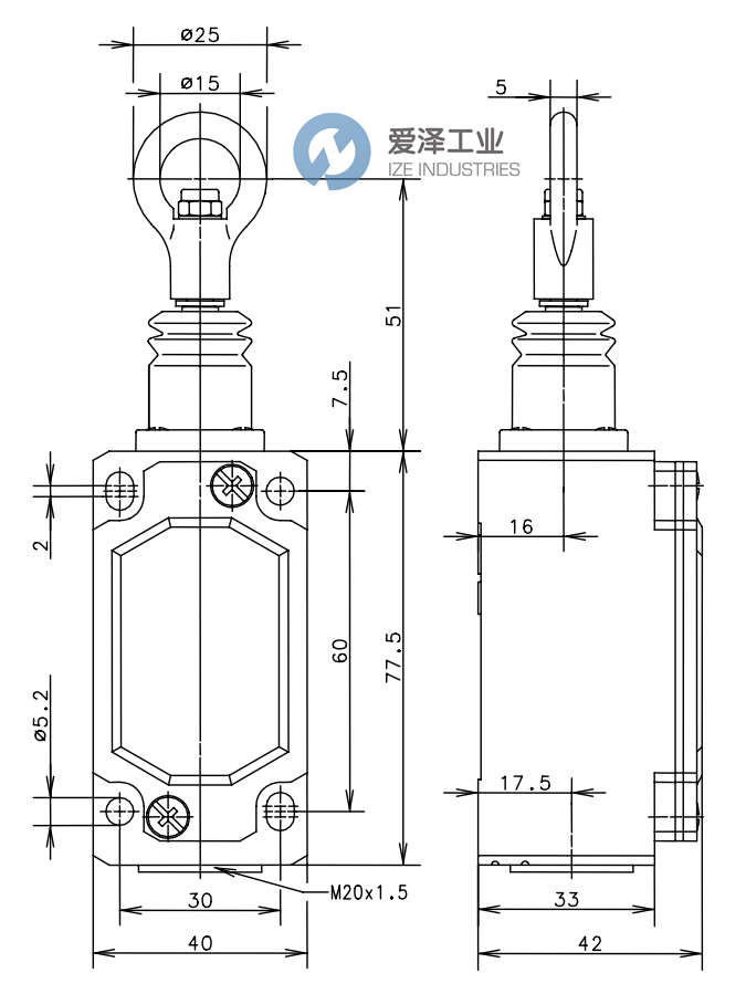 BERNSTEIN拉繩開關(guān)SEM2-U1Z 6012811029 愛澤工業(yè) ize-industries (2).png