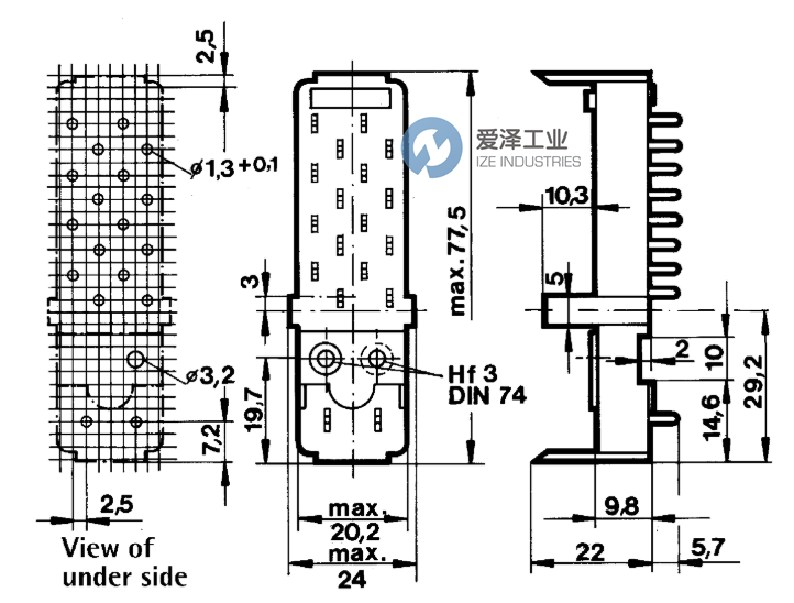 HENGSTLER繼電器底座464-8005 愛澤工業(yè) izeindustries.png