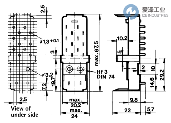 HENGSTLER繼電器底座462-8004 愛澤工業(yè) izeindustries.png