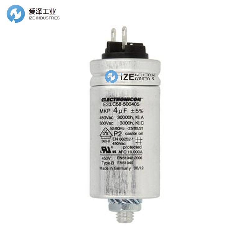 ELECTRONICON 電容E33.C58-500405 izeindustrialcontrols 愛澤工業(yè).jpg