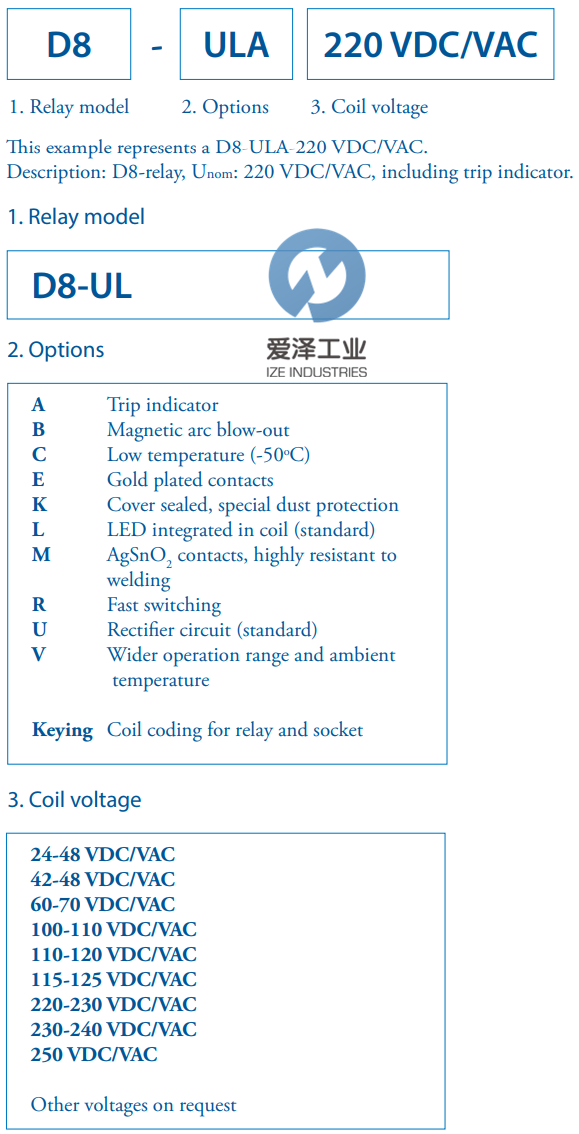 SMITT繼電器D8-UL系列  愛(ài)澤工業(yè)izeindustries.png