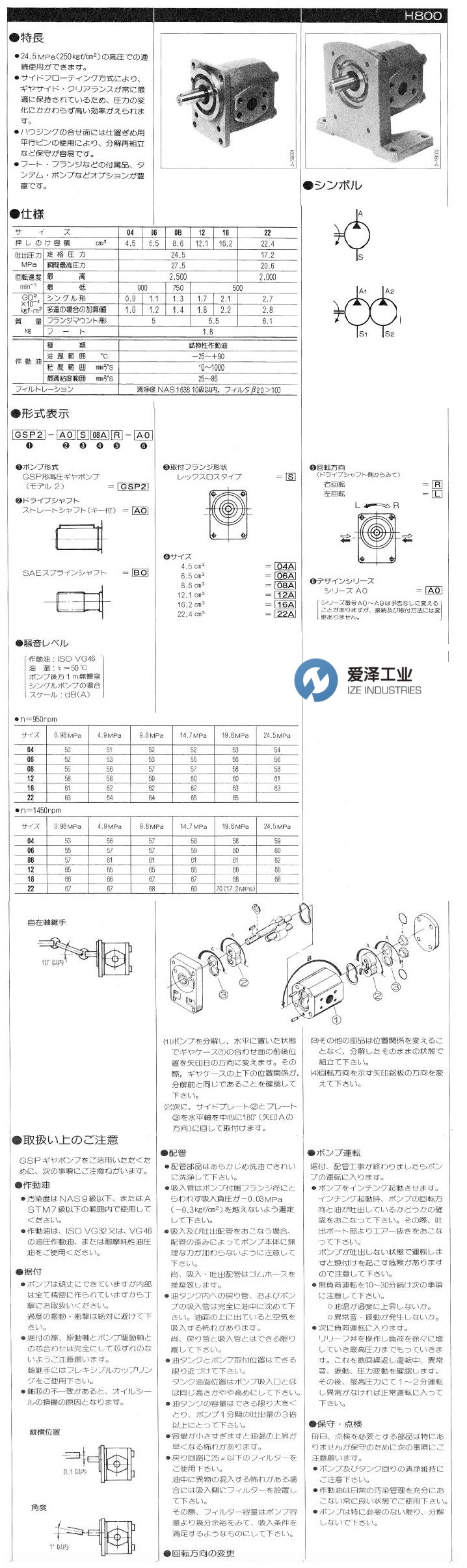 UCHIDA液壓泵GSP系列  愛澤工業(yè) izeindustries.jpg