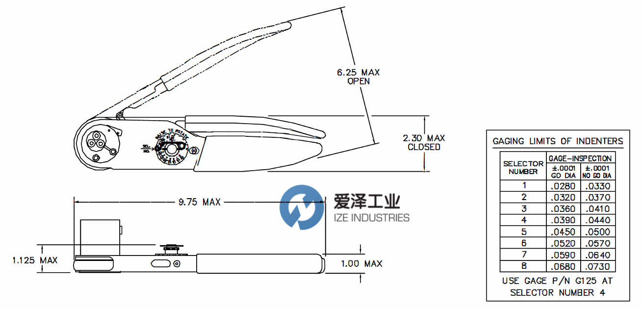 DMC-壓接工具 AF8-TH1A 愛澤工業(yè) izeindustries.png