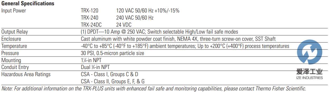 THERMO RAMSY液位控制器TRX-240 愛澤工業(yè)ize-industries.png